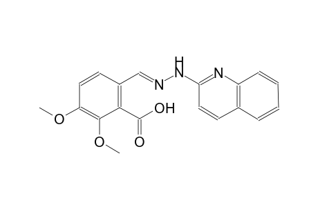 2,3-dimethoxy-6-[(E)-(2-quinolinylhydrazono)methyl]benzoic acid