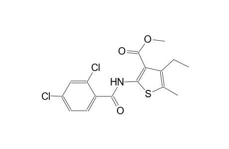 methyl 2-[(2,4-dichlorobenzoyl)amino]-4-ethyl-5-methyl-3-thiophenecarboxylate