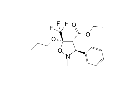 Ethyl N-Methyl-3-propoxy-5-phenyl-3-trifluoromethylisoxazolidine-4-carboxylate