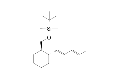 (1R,2S)-(E,E)-1-[trans-2-(tert-Butyldimethylsilyloxymethyl)cyclohexyl]penta-1,3-diene