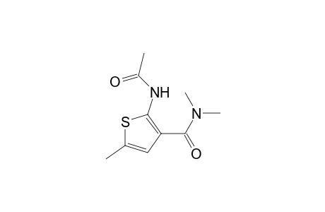 3-Thiophenecarboxamide, 2-(acetylamino)-N,N,5-trimethyl-