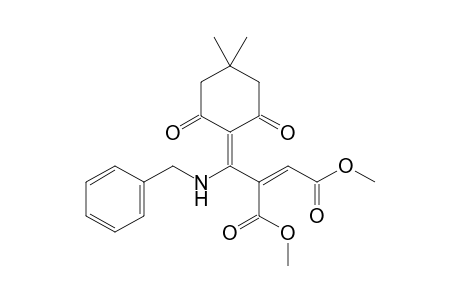 Dimethyl 2-[benzylamino-(4',4'-dimethyl-2',6'-dioxocyclohexylidene)methyl]-but-2-ene-1,4-dioate