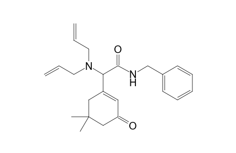 N-Benzyl-2-diallylamino-2-(5,5-dimethyl-3-oxocyclohex-1-enyl)acetamide