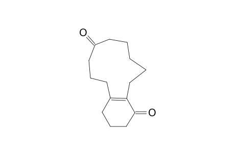 A mixture of bicyclic(9.4.0)pentadec-1(11)-en-5,12-dione and...6,12-dione isomer
