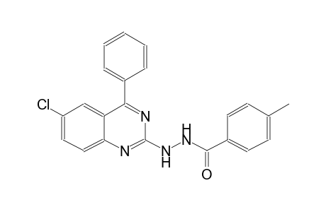 N'-(6-chloro-4-phenyl-2-quinazolinyl)-4-methylbenzohydrazide