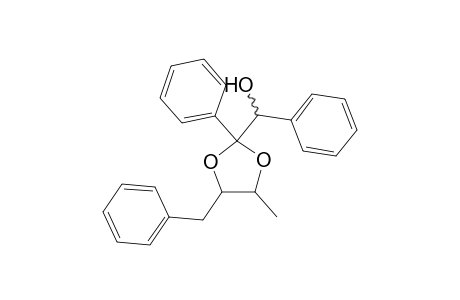 Phenyl-(4-benzyl-5-methyl-2-phenyl-1,3-trans-dioxaolanyl)methanol