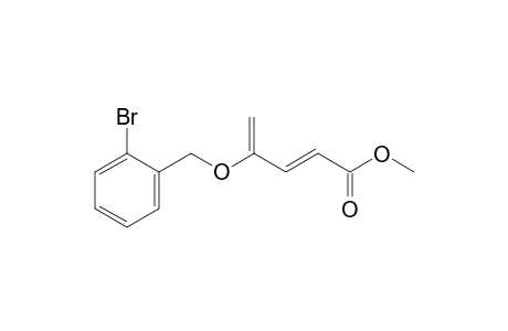 (E)-Methyl 4-(2-bromobenzyloxy)penta-2,4-dienoate