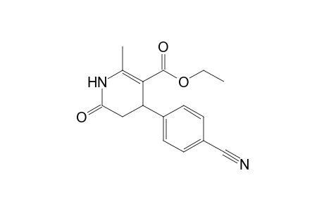 4-(4-Cyano-phenyl)-2-methyl-6-oxo-1,4,5,6-tetrahydro-pyridine-3-carboxylic acid ethyl ester