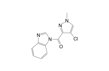 1-[(4-chloro-1-methyl-1H-pyrazol-3-yl)carbonyl]-1H-benzimidazole
