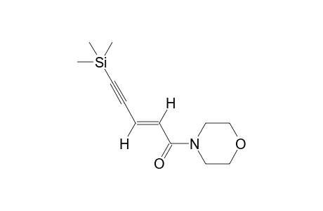 N-(1',2'-Ethylidene - oxy - 1",2"-ethylidene)-5-(trimethylsilyl)pent-2-en-4-ynyl-1-amide