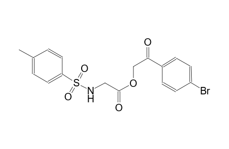 2-(4-bromophenyl)-2-oxoethyl {[(4-methylphenyl)sulfonyl]amino}acetate