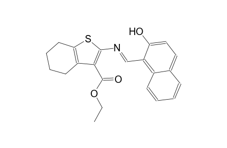 ethyl 2-{[(E)-(2-hydroxy-1-naphthyl)methylidene]amino}-4,5,6,7-tetrahydro-1-benzothiophene-3-carboxylate