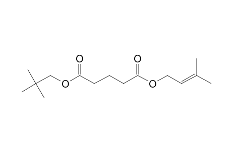 Glutaric acid, 3-methylbut-2-en-1-yl neopentyl ester