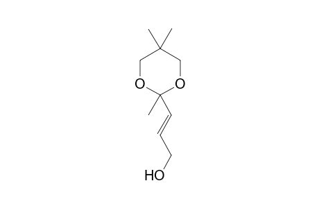 (E)-3-(2,5,5-Trimethyl-[1,3]dioxan-2-yl)-prop-2-en-1-ol