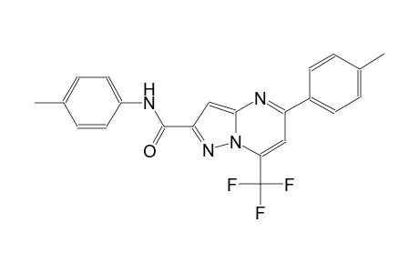 N,5-bis(4-methylphenyl)-7-(trifluoromethyl)pyrazolo[1,5-a]pyrimidine-2-carboxamide