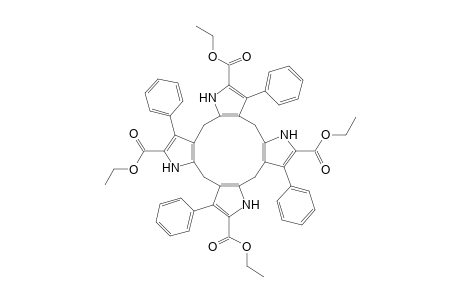 Tetraethyl 3,7,11,15-tetraphenylcyclododeca[1,2-b:4,5-b':7,8-b":10,11-B"']tetrapyrrole-2,6,10,14-tetracarboxylate