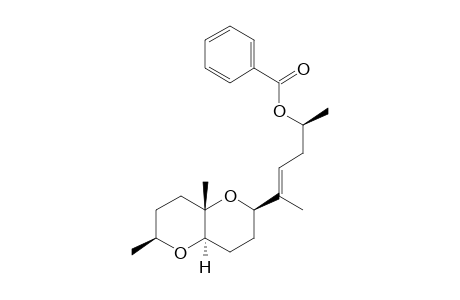 4-Hexen-2-ol, 5-(octahydro-6,8a-dimethylpyrano[3,2-b]pyran-2-yl)-, benzoate, [2R-[2.alpha.(2S*,4E),4a.beta.,6.alpha.,8a.alpha.]]-