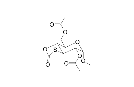 Methyl 2,6-Di-O-acetyl-3,4-S,O-carbonyl-3-thio-.alpha.,D-Gal