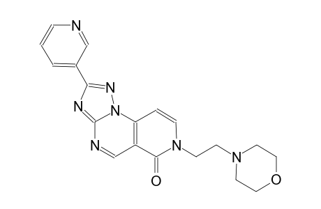 pyrido[3,4-e][1,2,4]triazolo[1,5-a]pyrimidin-6(7H)-one, 7-[2-(4-morpholinyl)ethyl]-2-(3-pyridinyl)-