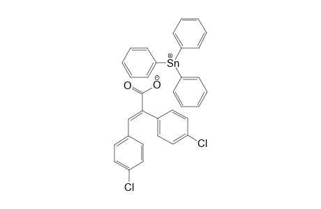 Triphenyltin(IV) (E)-2,3-bis(4-chlorophenyl)-2-propenoate