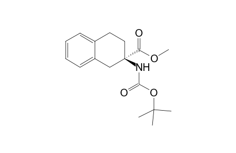 Methyl (R)-2-{(t-butyl)oxycarbonyl]amino}-1,2,3,4-tetrahydrnaphthalene-2-carboxylate
