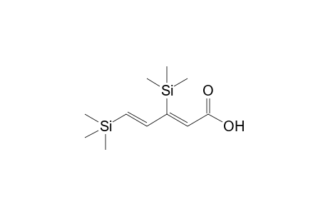 (2Z,4E)-3,5-Bis(trimethylsilyl)penta-2,4-dienoic acid