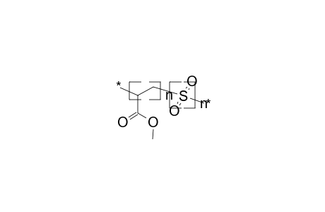Poly(methyl acrylate sulfone)
