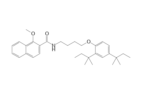 N-[4-(2,4-Di-tert-pentylphenoxy)butyl]-1-methoxy-2-naphthamide