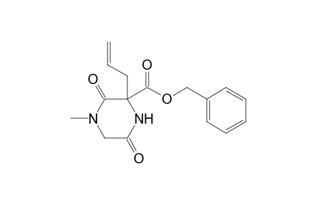 3-Allyl-3-benzyloxycarbonyl-1-methylpiperazine-2,5-dione