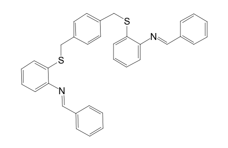 1,4-Bis[2'-(benzylideneimino)phenylsulfanylmethyl]benzene