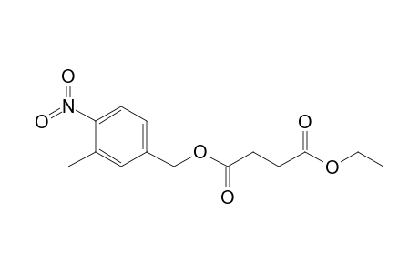 Succinic acid, ethyl 3-methyl-4-nitrobenzyl ester