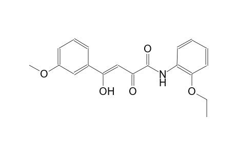 (3Z)-N-(2-ethoxyphenyl)-4-hydroxy-4-(3-methoxyphenyl)-2-oxo-3-butenamide