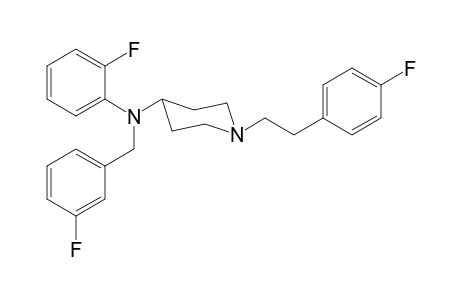 N-3-Fluorobenzyl-N-2-fluorophenyl-1-[2-(4-fluorophenyl)ethyl]piperidin-4-amine