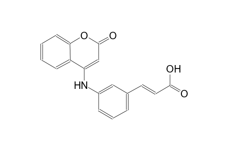 (2E)-3-{3-[(2-oxo-2H-chromen-4-yl)amino]phenyl}-2-propenoic acid