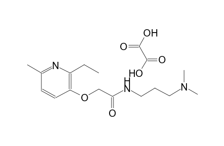 N-[3-(dimethylamino)propyl]-2-[(2-ethyl-6-methyl-3-pyridinyl)oxy]acetamide oxalate