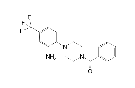 Benzenamine, 2-(4-benzoyl-1-piperazinyl)-5-(trifluoromethyl)-