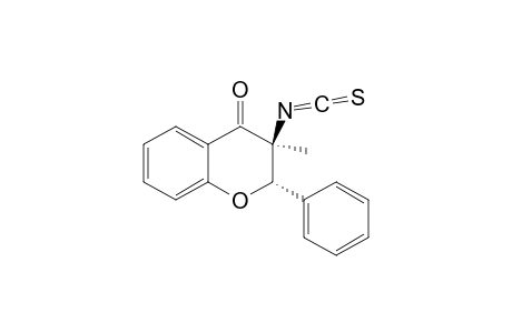 4H-1-Benzopyran-4-one, 2,3-dihydro-3-isothiocyanato-3-methyl-2-phenyl-, cis-