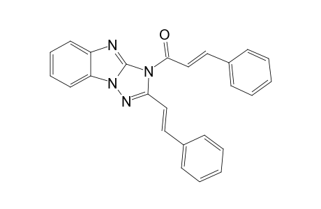 1(or 3)-Cinnamoyl-2-styryl-1(or 3)H-1,2,4-triazolo[1,5-a]benzimidazole