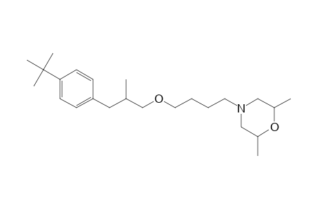 Morpholine, 4-[4-[3-[4-(1,1-dimethylethyl)phenyl]-2-methylpropoxy]butyl]-2,6-dimethyl-