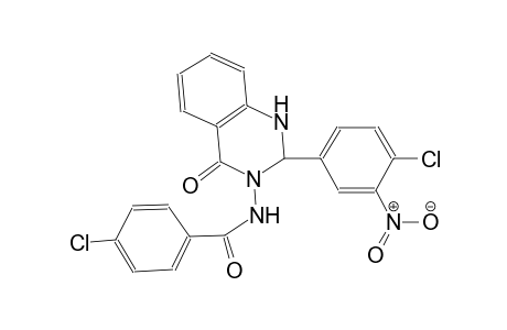 4-chloro-N-(2-(4-chloro-3-nitrophenyl)-4-oxo-1,4-dihydro-3(2H)-quinazolinyl)benzamide