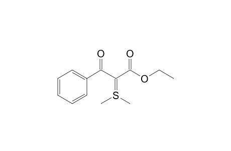 2-dimethylsulfuranylidene-3-keto-3-phenyl-propionic acid ethyl ester