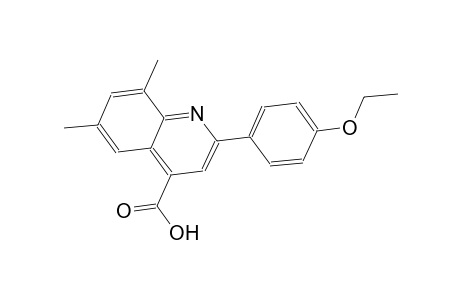 2-(4-ethoxyphenyl)-6,8-dimethyl-4-quinolinecarboxylic acid