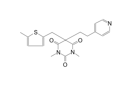 1,3-dimethyl-5-[(5-methyl-2-thienyl)methyl]-5-[2-(4-pyridinyl)ethyl]-2,4,6(1H,3H,5H)-pyrimidinetrione