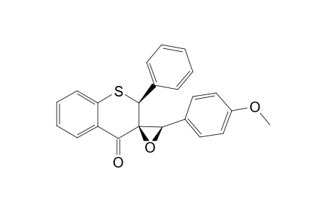 TRANS,CIS-(+/-)-3'-(4-METHOXYPHENYL)-2-PHENYLSPIRO-[2H-1-BENZOTHIOPYRAN-3(4H),2'-OXIRAN]-4-ONE