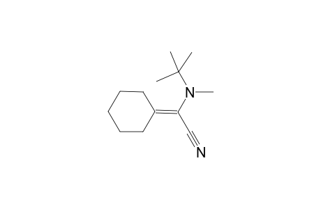 2-(t-Butylmethylamino)-2-cyclohexylidenethenenitrile