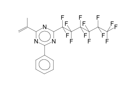 2-ISOPROPENYL-4-PERFLUOROHEXYL-6-PHENYL-S-TRIAZINE