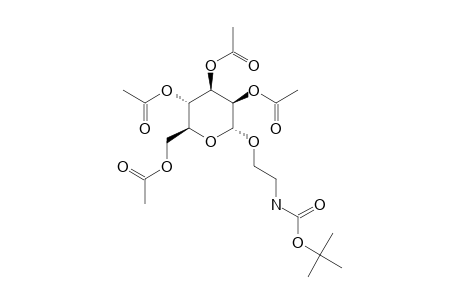 2-TERT.-BUTYLOXYCARBONYLAMIDOETHYL-2,3,4,6-TETRA-O-ACETYL-ALPHA-D-MANNOPYRANOSIDE