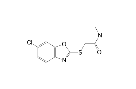 2-[(6-chloro-1,3-benzoxazol-2-yl)sulfanyl]-N,N-dimethylacetamide