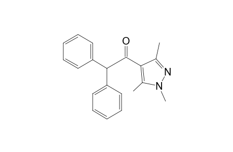 2,2-Diphenyl-1-(1,3,5-trimethyl-4-pyrazolyl)ethanone