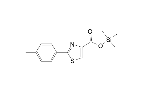 2-(4-Methylphenyl)-1,3-thiazole-4-carboxylic acid, tms derivative